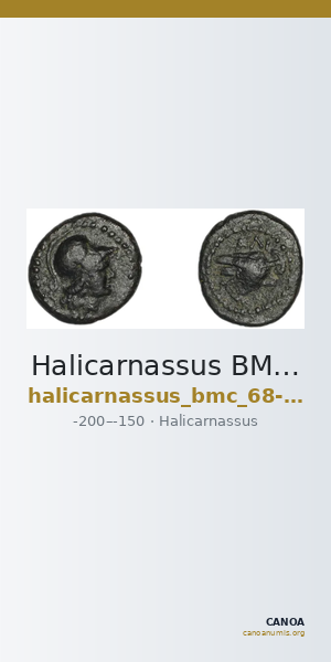 Halicarnassus BMC Halicarnassus 68-71 — CANOA