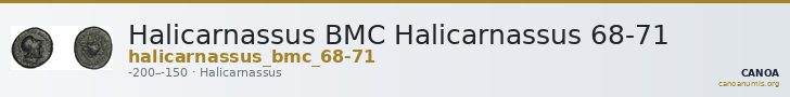 Halicarnassus BMC Halicarnassus 68-71 — CANOA