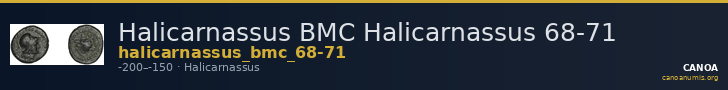Halicarnassus BMC Halicarnassus 68-71 — CANOA