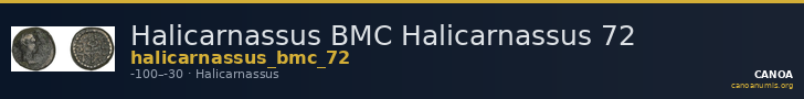 Halicarnassus BMC Halicarnassus 72 — CANOA