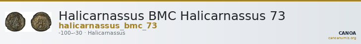 Halicarnassus BMC Halicarnassus 73 — CANOA