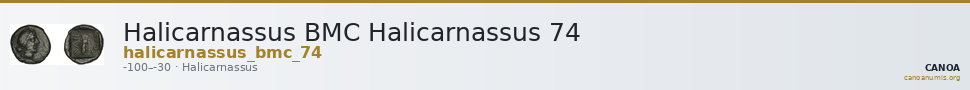 Halicarnassus BMC Halicarnassus 74 — CANOA