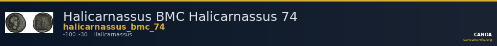 Halicarnassus BMC Halicarnassus 74 — CANOA