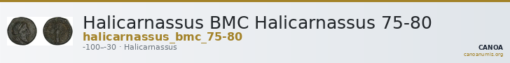 Halicarnassus BMC Halicarnassus 75-80 — CANOA