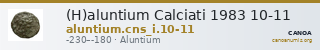 (H)aluntium Calciati 1983 10-11 — CANOA