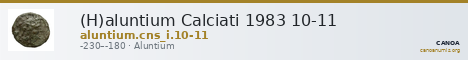 (H)aluntium Calciati 1983 10-11 — CANOA