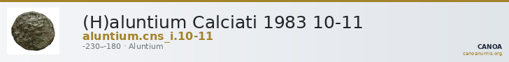 (H)aluntium Calciati 1983 10-11 — CANOA
