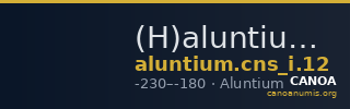 (H)aluntium Calciati 1983 12 — CANOA