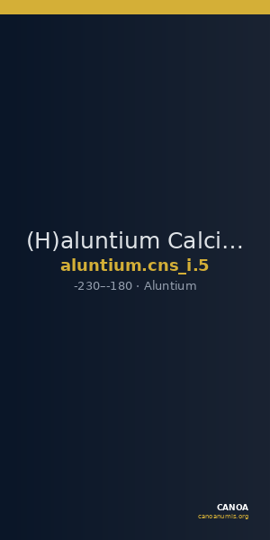 (H)aluntium Calciati 1983 5 — CANOA