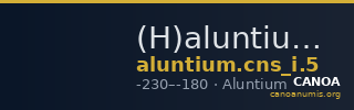(H)aluntium Calciati 1983 5 — CANOA