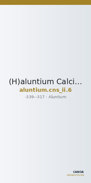 (H)aluntium Calciati 1986 6 — CANOA