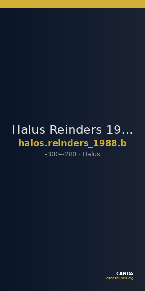 Halus Reinders 1988 B — CANOA