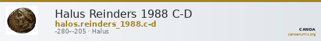 Halus Reinders 1988 C-D — CANOA