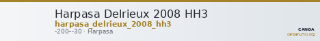 Harpasa Delrieux 2008 HH3 — CANOA