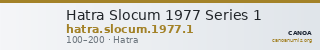 Hatra Slocum 1977 Series 1 — CANOA