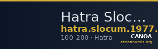 Hatra Slocum 1977 Series 2 — CANOA