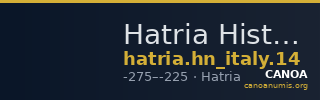 Hatria Historia Numorum Italy 14 — CANOA
