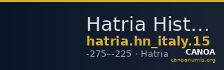 Hatria Historia Numorum Italy 15 — CANOA