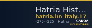 Hatria Historia Numorum Italy 17 — CANOA