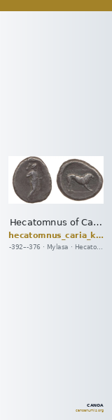 Hecatomnus of Caria Mylasa Konuk 1998 B7 — CANOA