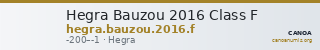Hegra Bauzou 2016 Class F — CANOA