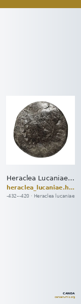 Heraclea Lucaniae Historia Numorum Italy 1358 — CANOA