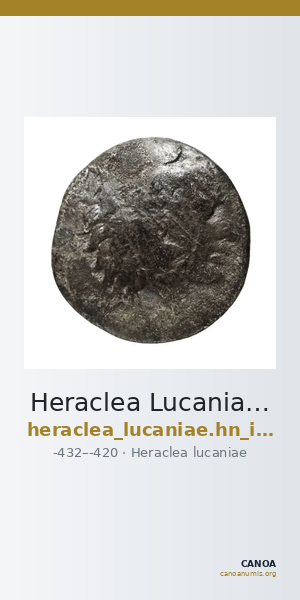Heraclea Lucaniae Historia Numorum Italy 1358 — CANOA