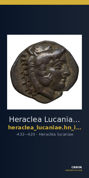 Heraclea Lucaniae Historia Numorum Italy 1359 — CANOA