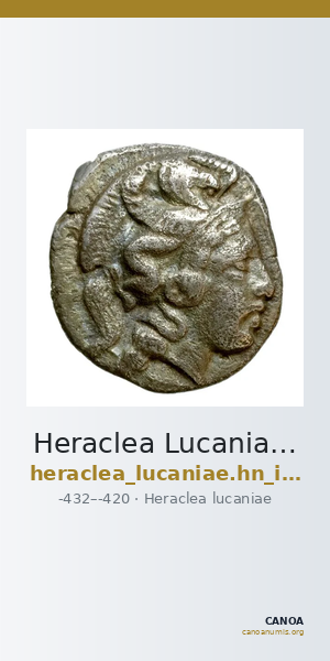Heraclea Lucaniae Historia Numorum Italy 1360 — CANOA
