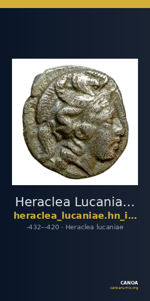Heraclea Lucaniae Historia Numorum Italy 1360 — CANOA