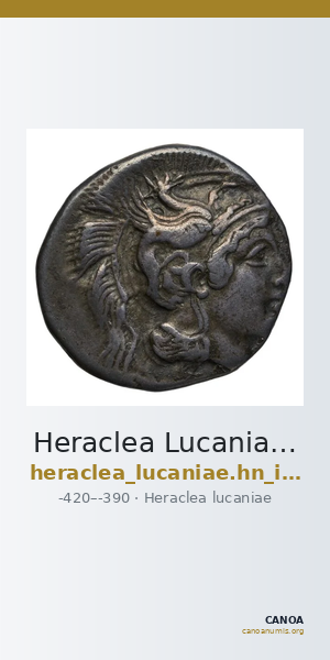 Heraclea Lucaniae Historia Numorum Italy 1363-74 — CANOA