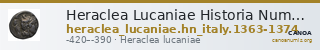 Heraclea Lucaniae Historia Numorum Italy 1363-74 — CANOA