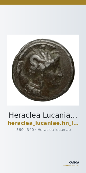 Heraclea Lucaniae Historia Numorum Italy 1376-8 — CANOA