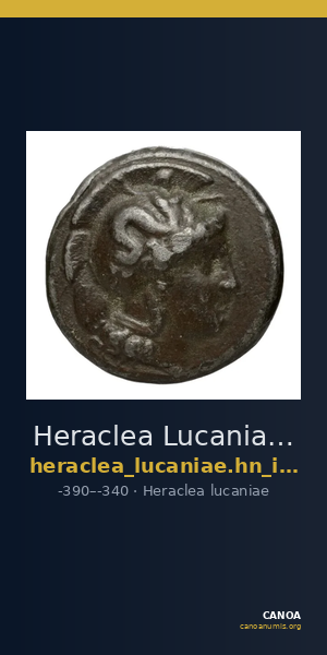 Heraclea Lucaniae Historia Numorum Italy 1376-8 — CANOA