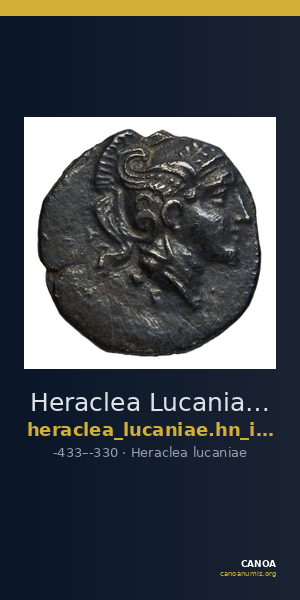 Heraclea Lucaniae Historia Numorum Italy 1379 — CANOA