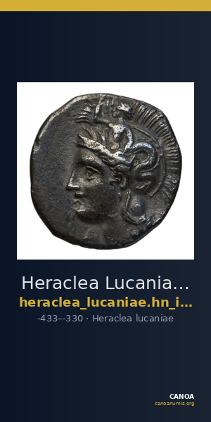 Heraclea Lucaniae Historia Numorum Italy 1380 — CANOA