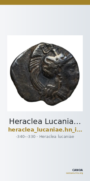 Heraclea Lucaniae Historia Numorum Italy 1381 — CANOA