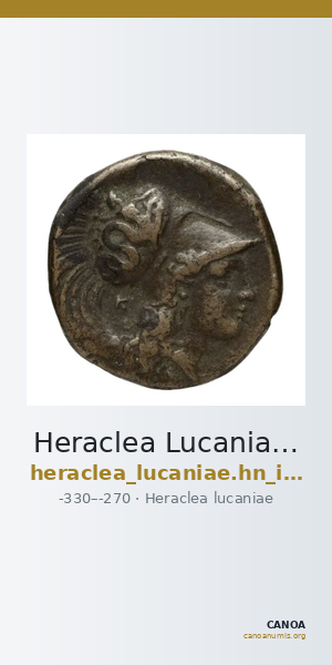 Heraclea Lucaniae Historia Numorum Italy 1384 — CANOA