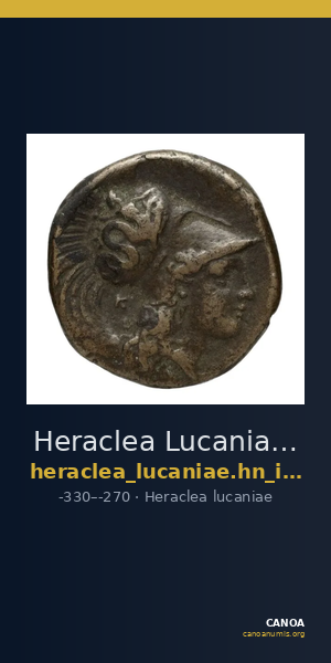 Heraclea Lucaniae Historia Numorum Italy 1384 — CANOA