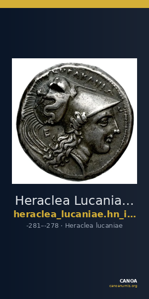 Heraclea Lucaniae Historia Numorum Italy 1385 — CANOA