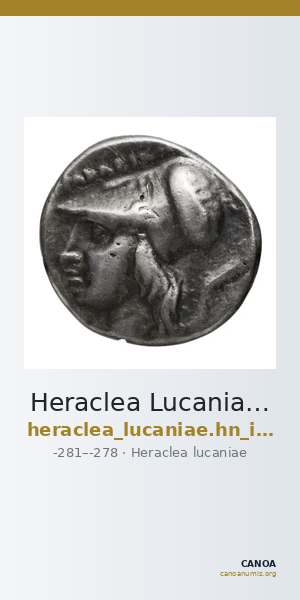 Heraclea Lucaniae Historia Numorum Italy 1393-1410 — CANOA