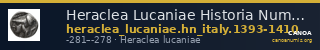 Heraclea Lucaniae Historia Numorum Italy 1393-1410 — CANOA