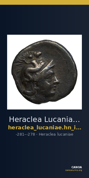 Heraclea Lucaniae Historia Numorum Italy 1411-20 — CANOA