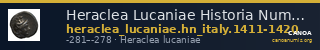 Heraclea Lucaniae Historia Numorum Italy 1411-20 — CANOA
