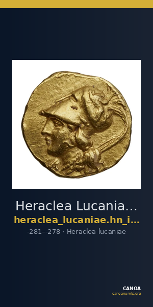 Heraclea Lucaniae Historia Numorum Italy 1421 — CANOA