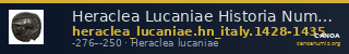 Heraclea Lucaniae Historia Numorum Italy 1428-35 — CANOA