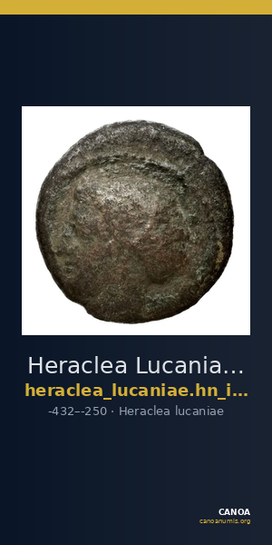 Heraclea Lucaniae Historia Numorum Italy 1442 — CANOA