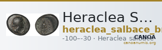 Heraclea Salbace BMC Heraclea Salbace 1-3 — CANOA