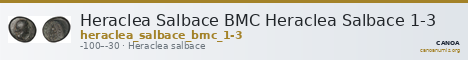 Heraclea Salbace BMC Heraclea Salbace 1-3 — CANOA