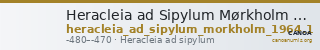 Heracleia ad Sipylum Mørkholm 1964 1 — CANOA